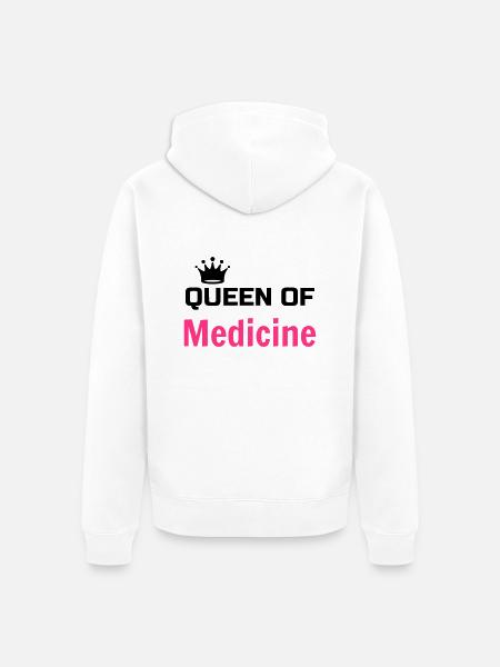 Arzt / Medizin / Ärztin / doctor - Unisex Premium Bio Zip Hoodie - Weiß