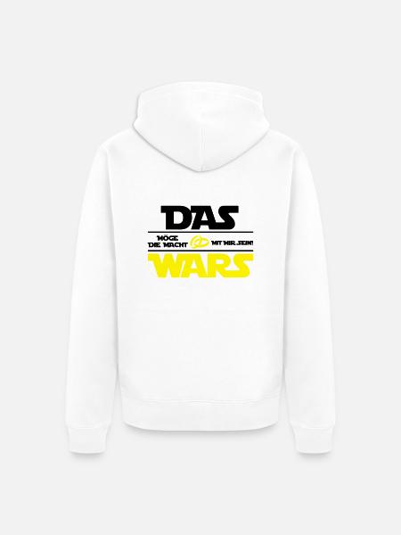das_wars_02 - Unisex Premium Bio Zip Hoodie - Weiß