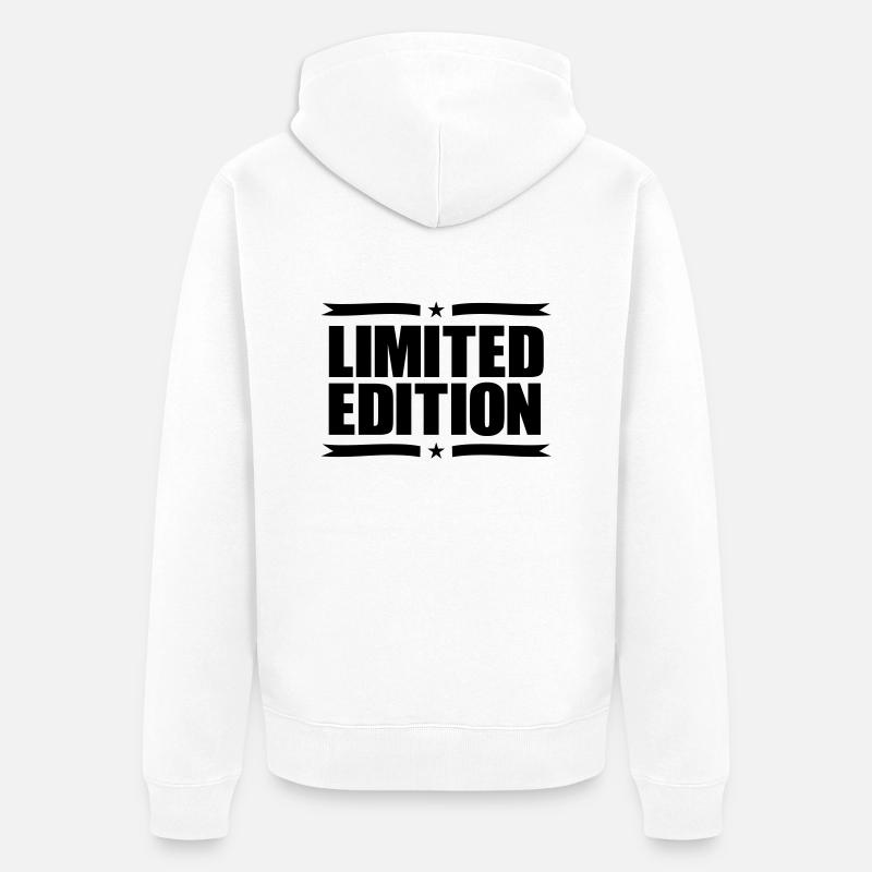 Édition limitée - Veste à capuche bio Premium Unisexe - blanc