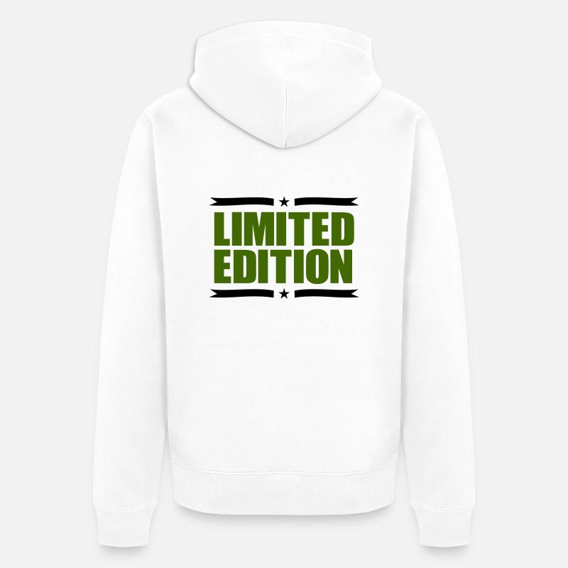 Édition limitée - Veste à capuche bio Premium Unisexe - blanc