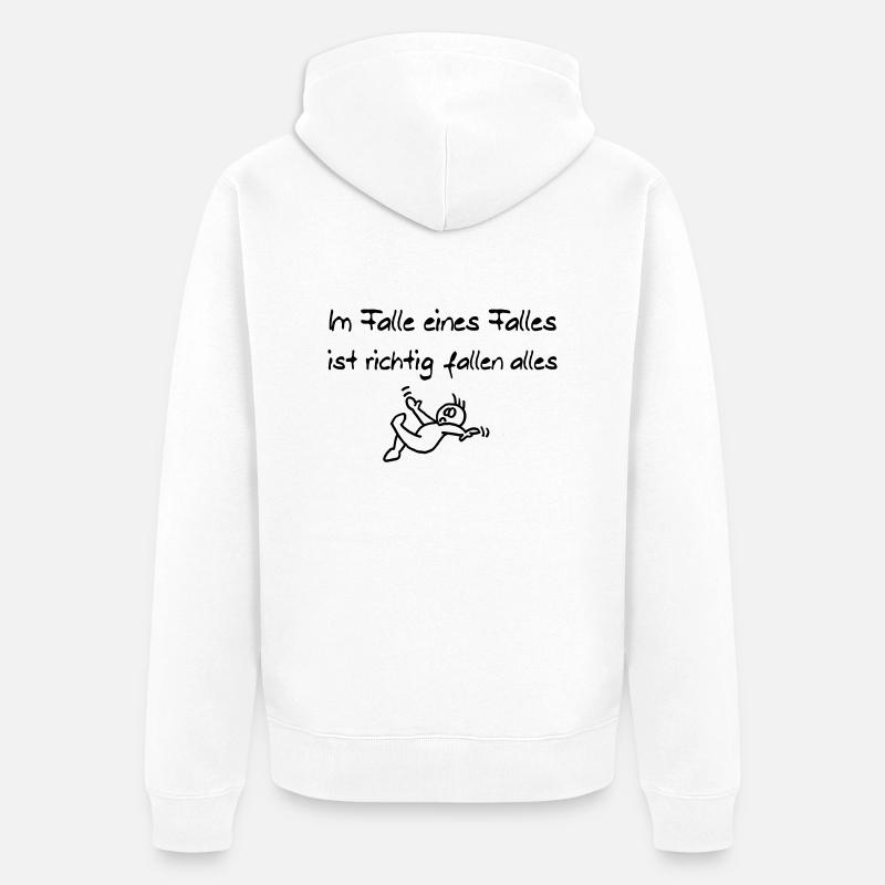 Juste au cas où - Veste à capuche bio Premium Unisexe - blanc