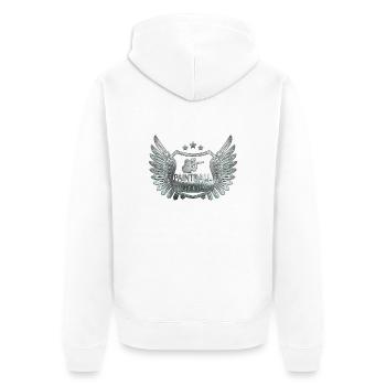paintball - Veste à capuche bio Premium Unisexe - blanc - Dos - Thijin (182cm)
