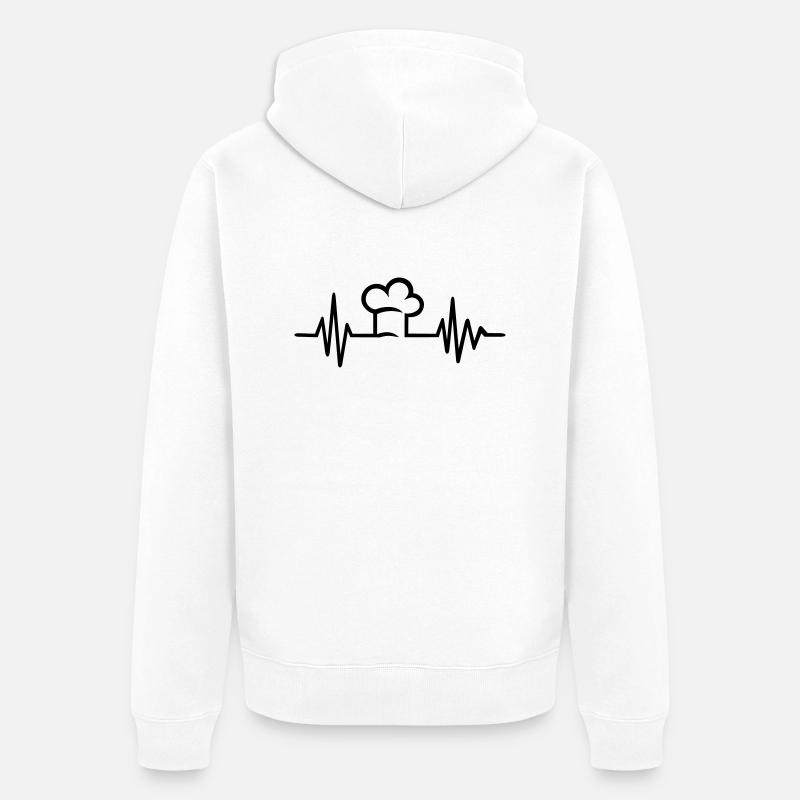 Cuisinier - Veste à capuche bio Premium Unisexe - blanc