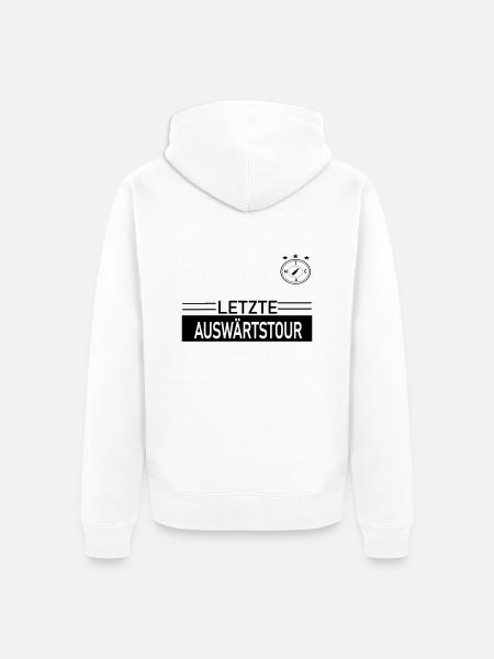Letzte Auswärtstour Team - Unisex Premium Bio Zip Hoodie - Weiß