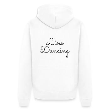 Danse Musique de danse - Veste à capuche bio Premium Unisexe - blanc - Dos - Thijin (182cm)