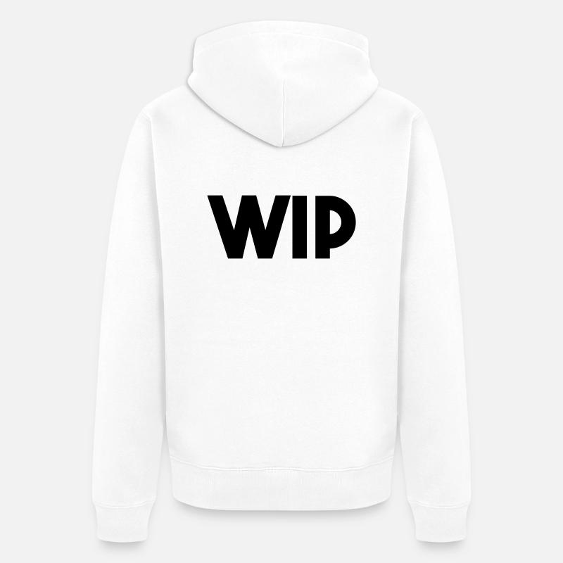WIP - Veste à capuche bio Premium Unisexe - blanc