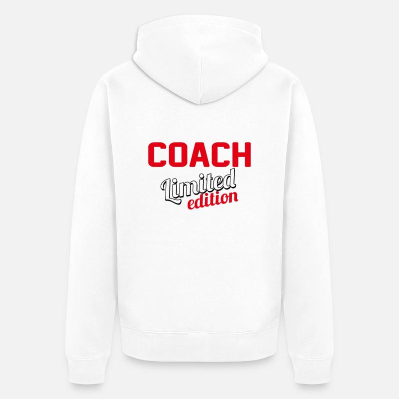 COACH LIMITED EDITION 275GD015 - Veste à capuche bio Premium Unisexe - blanc