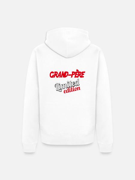 Opa LIMITIERTE AUFLAGE - Unisex Premium Bio Zip Hoodie - Weiß
