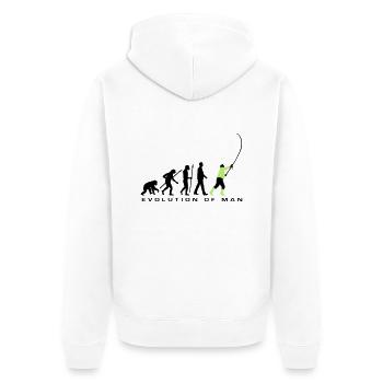 evolution_angler_042013_a_2c - Veste à capuche bio Premium Unisexe - blanc - Dos - Thijin (182cm)