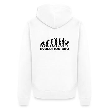 Evolution BBQ - Veste à capuche bio Premium Unisexe - blanc - Dos - Thijin (182cm)