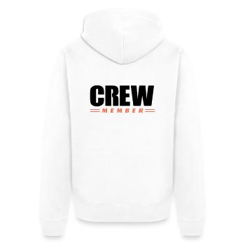 Membre d’équipage - Veste à capuche bio Premium Unisexe - blanc - Dos - Thijin (182cm)