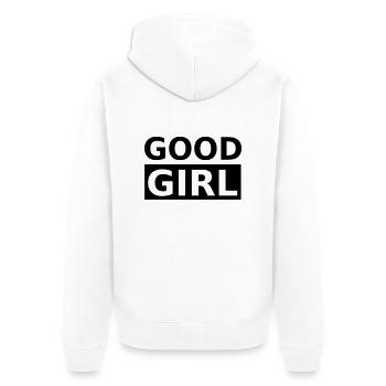 Good Girl, Good Girl - Veste à capuche bio Premium Unisexe - blanc - Dos - Thijin (182cm)