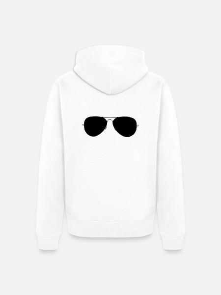 C'est ça la classe ! - Veste à capuche bio Premium Unisexe - blanc