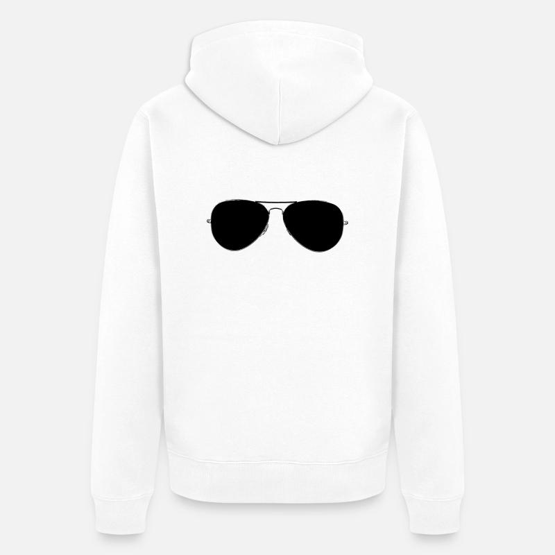 C'est ça la classe ! - Veste à capuche bio Premium Unisexe - blanc
