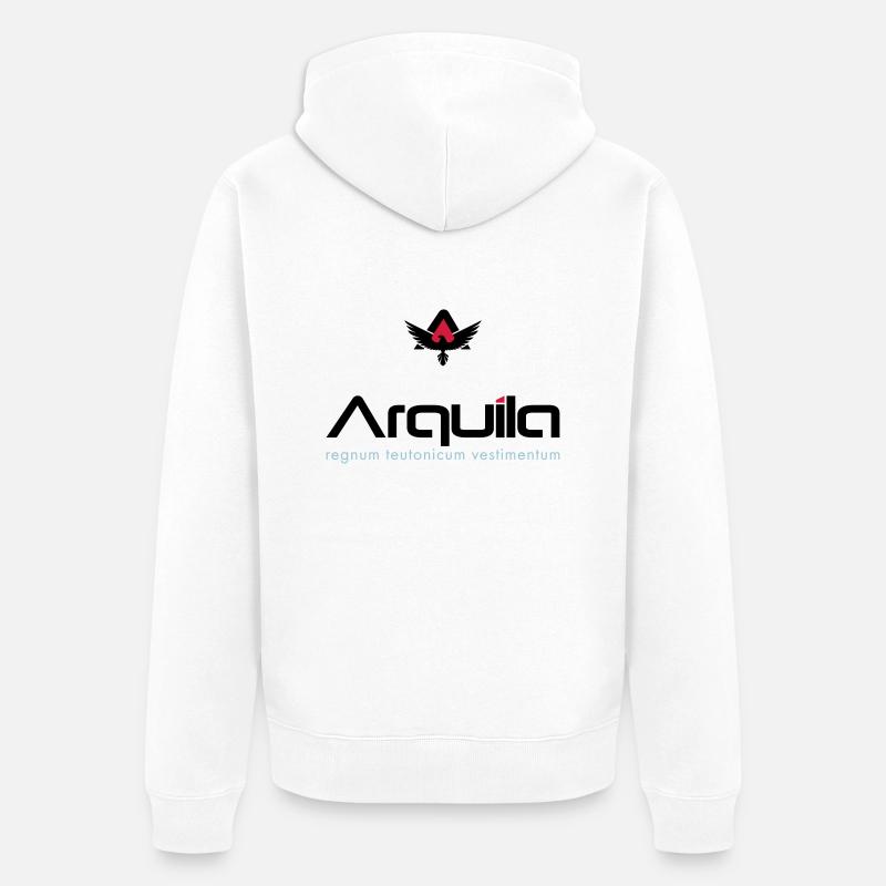 Arquila Eagle - Veste à capuche bio Premium Unisexe - blanc