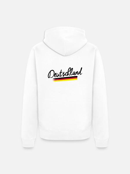 Duitsland - Duitsland - Bondsrepubliek Duitsland - Uniseks Premium bio ziphoodie - wit