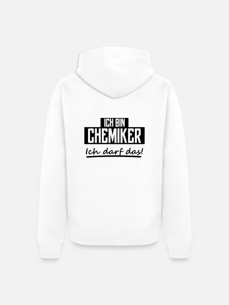 ich bin chemiker - Unisex Premium Bio Zip Hoodie - Weiß