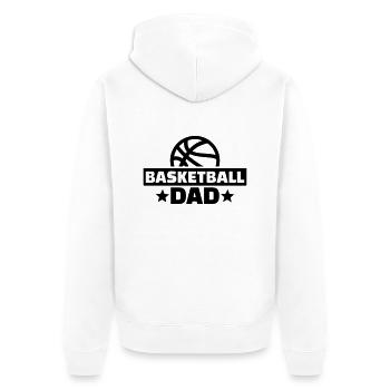 Basketball - Veste à capuche bio Premium Unisexe - blanc - Dos - Thijin (182cm)