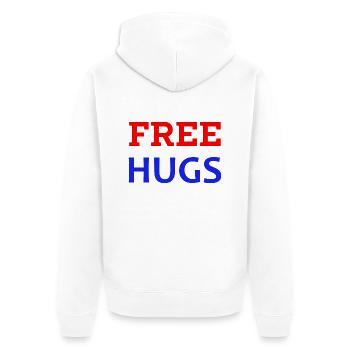 Free Hugs - Veste à capuche bio Premium Unisexe - blanc - Dos - Thijin (182cm)