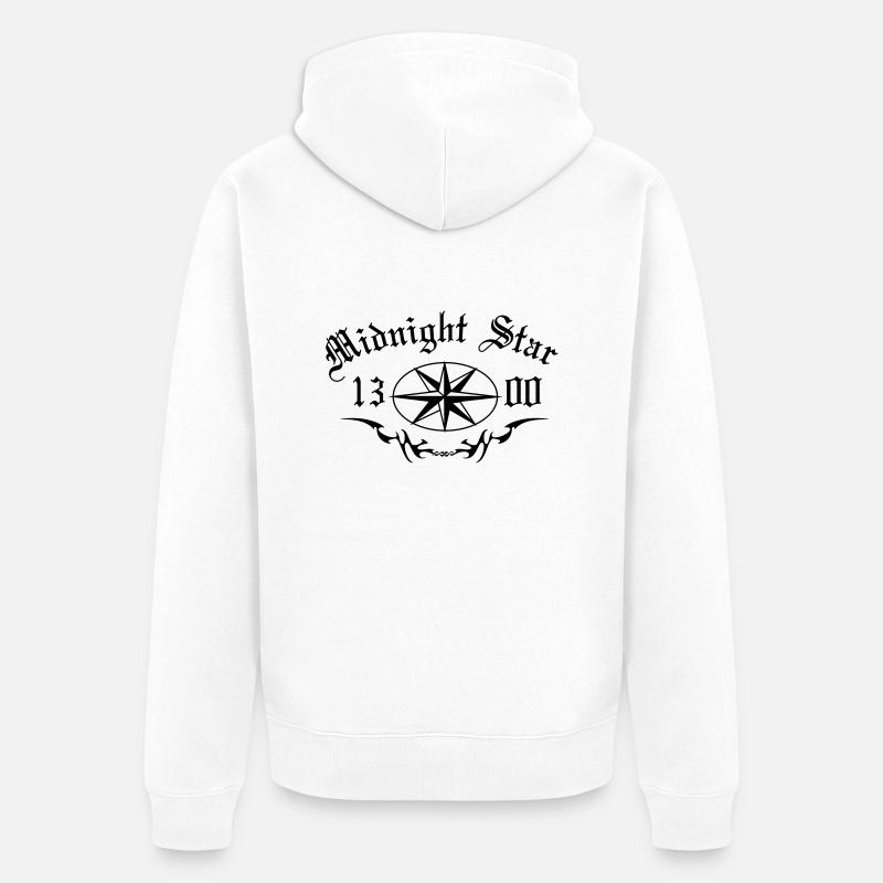 Midnight Star XVS 1300 - Veste à capuche bio Premium Unisexe - blanc