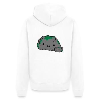 Family stone mum dad - Unisex Premium Organic Zip Hoodie - white - Back - Thijin (182cm)