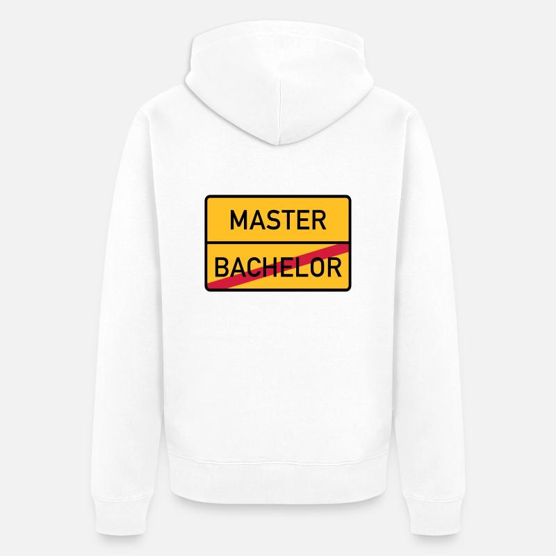 Maître - Veste à capuche bio Premium Unisexe - blanc