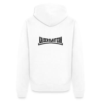 kaiserslautern - Unisex Premium Bio Zip Hoodie - Weiß - Hinten - Thijin (182cm)