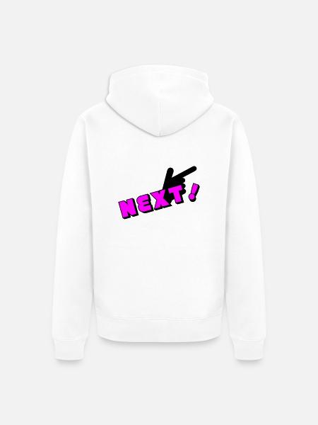 next - Veste à capuche bio Premium Unisexe - blanc