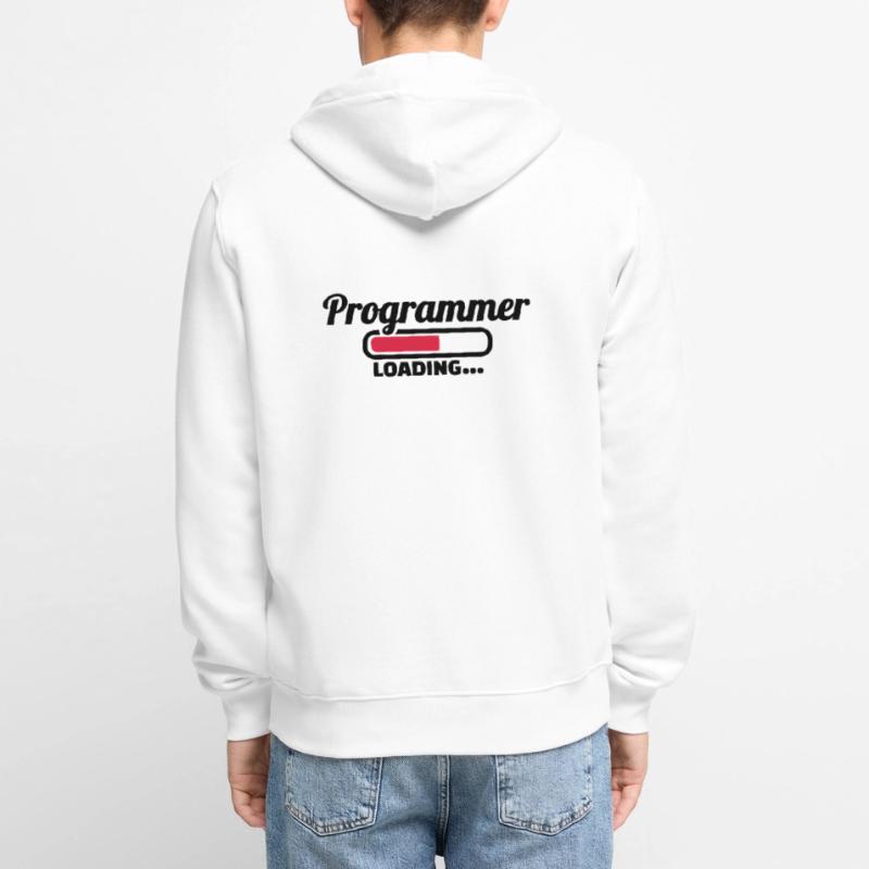 Programmierer Unisex Premium Bio Zip Hoodie