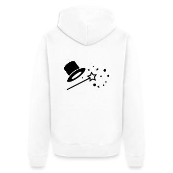 magic_1_f1_ - Veste à capuche bio Premium Unisexe - blanc - Dos - Thijin (182cm)