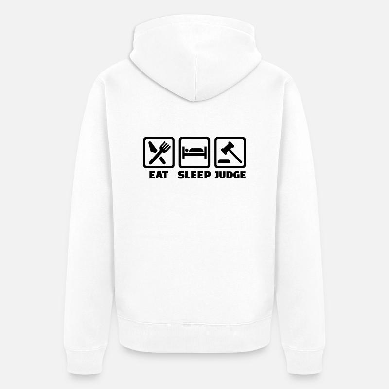 Richter - Unisex Premium Bio Zip Hoodie - Weiß