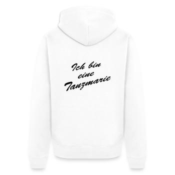 Funkenmarie - Tanzmariechen - Tanzmarie - Unisex Premium Bio Zip Hoodie - Weiß - Hinten - Thijin (182cm)