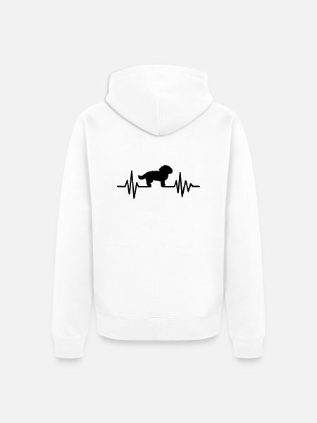 Malteser - Unisex Premium Bio Zip Hoodie - Weiß