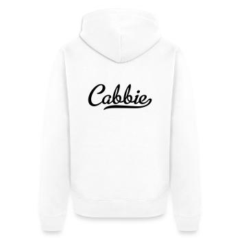 Chauffeur de taxi - Veste à capuche bio Premium Unisexe - blanc - Dos - Thijin (182cm)