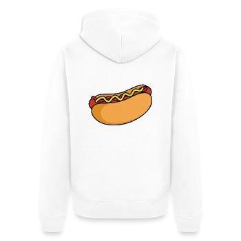 hot-dog - Veste à capuche bio Premium Unisexe - blanc - Dos - Thijin (182cm)