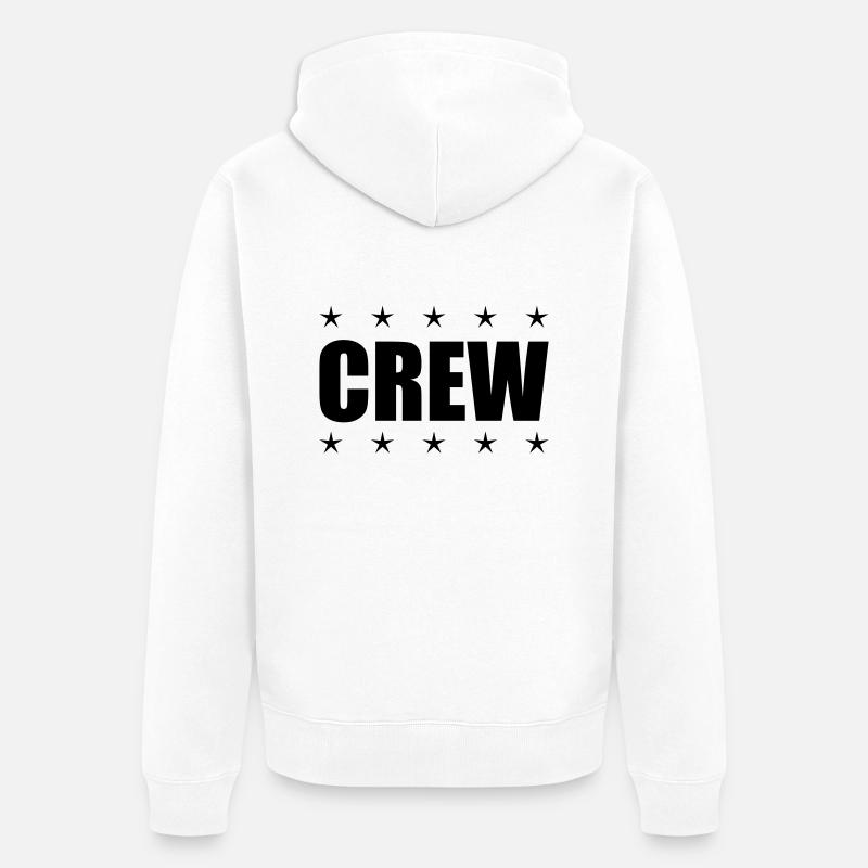 équipage - Veste à capuche bio Premium Unisexe - blanc