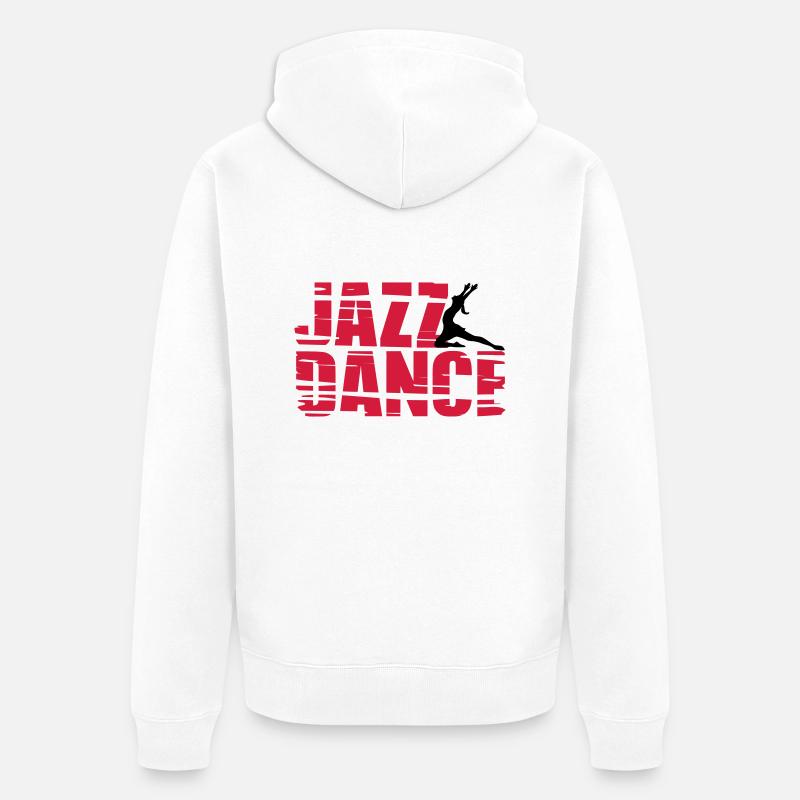 Jazz Dance - Veste à capuche bio Premium Unisexe - blanc
