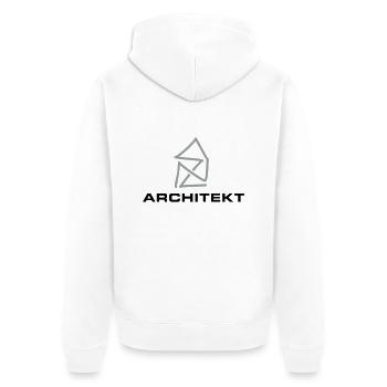 Architecte Nicholas House - Veste à capuche bio Premium Unisexe - blanc - Dos - Thijin (182cm)