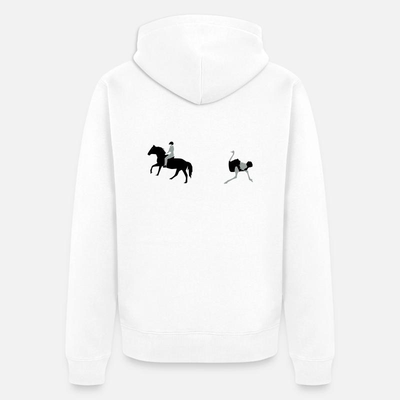 Thomas ziag o - Veste à capuche bio Premium Unisexe - blanc