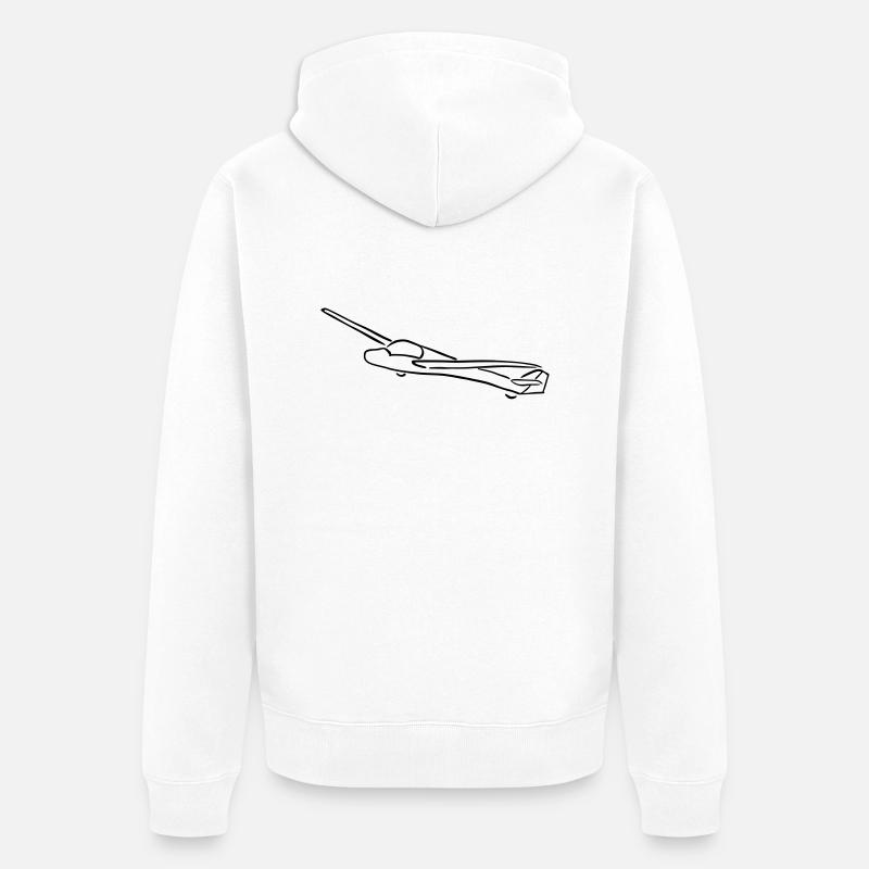 glider - Veste à capuche bio Premium Unisexe - blanc