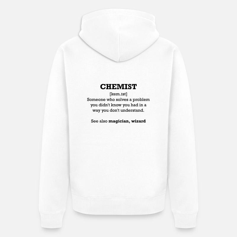 Chemist - wizard - Veste à capuche bio Premium Unisexe - blanc