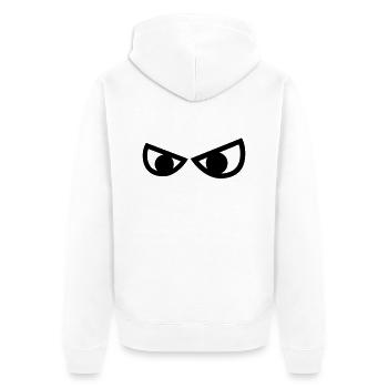 Yeux - Veste à capuche bio Premium Unisexe - blanc - Dos - Thijin (182cm)