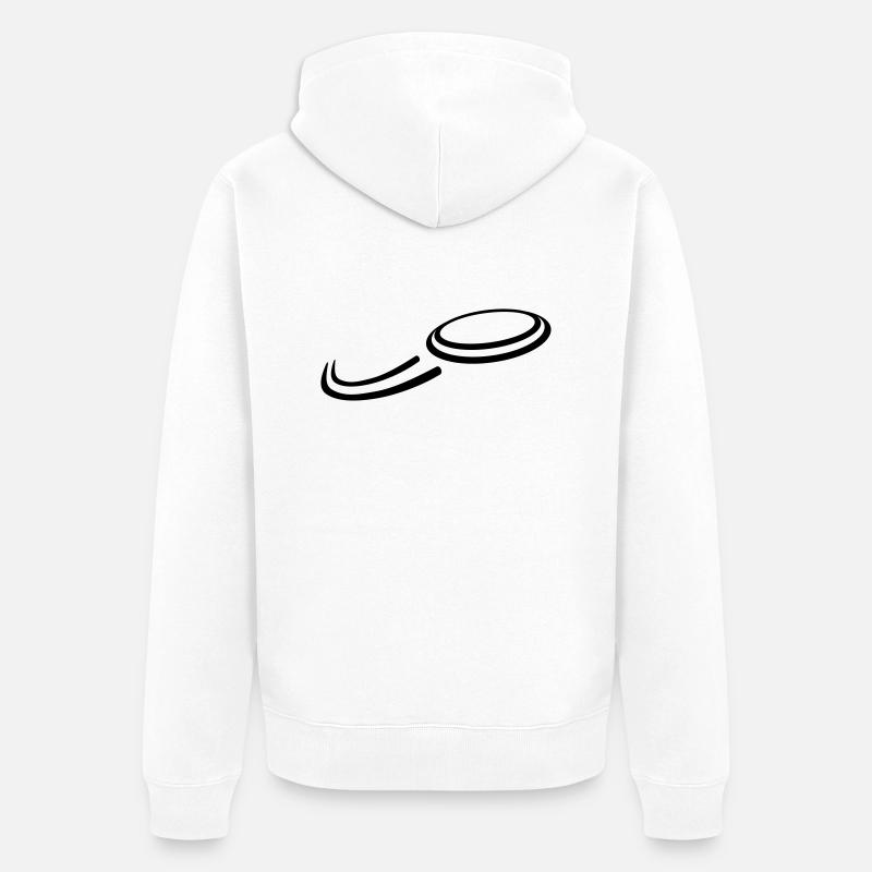 Frisbee - Veste à capuche bio Premium Unisexe - blanc