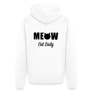 Cats - Veste à capuche bio Premium Unisexe - blanc - Dos - Thijin (182cm)