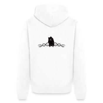 Hunde Labrador Haustier Hund Geschenk Hundehalter - Unisex Premium Bio Zip Hoodie - Weiß - Hinten - Thijin (182cm)
