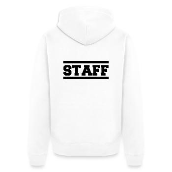 Personnel - Veste à capuche bio Premium Unisexe - blanc - Dos - Thijin (182cm)