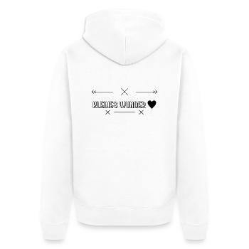 Baby Sayings - Unisex Premium Organic Zip Hoodie - white - Back - Thijin (182cm)
