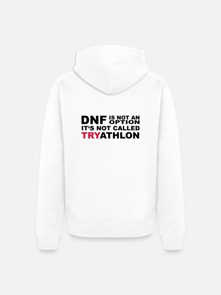 TRYATHLON - Unisex Premium Bio Zip Hoodie - Weiß