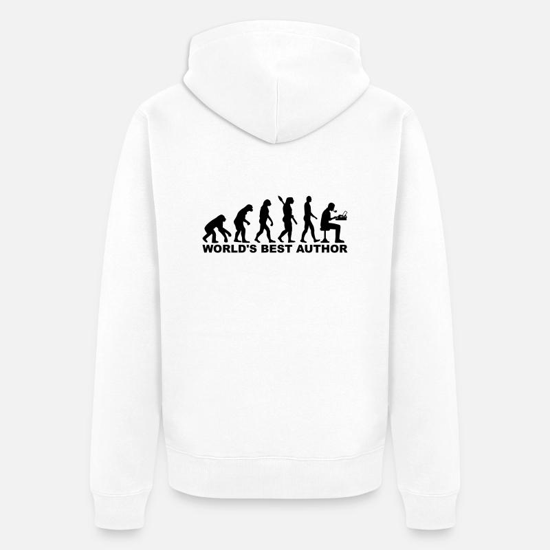 Auteur - Veste à capuche bio Premium Unisexe - blanc