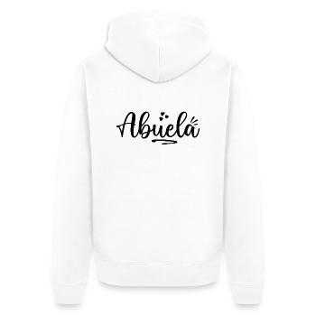 Abuela - Veste à capuche bio Premium Unisexe - blanc - Dos - Thijin (182cm)